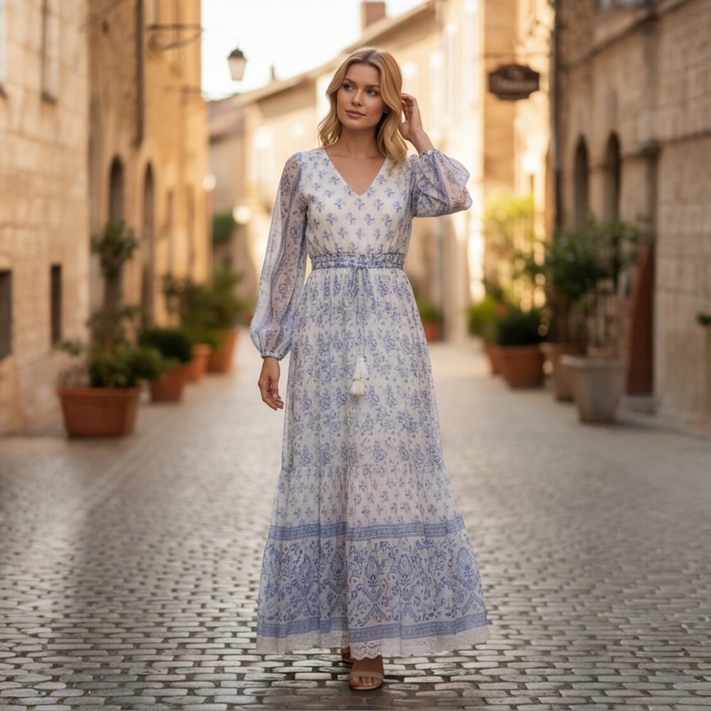 Hemant and Nandita Printed dress M